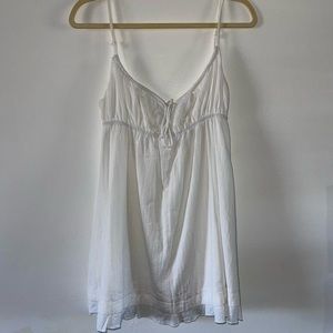 Princess Polly EMPRESS OF LOVE MINI DRESS WHITE